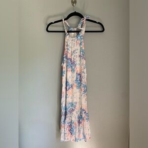 Bella Dahl Small Floral Halter Mini Dress